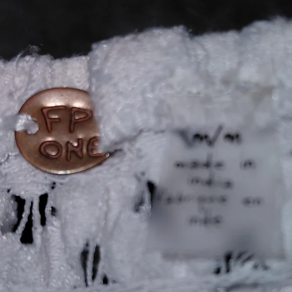 Free People One Adella Women's White Lace Bralette Medium - Picture 7 of 8